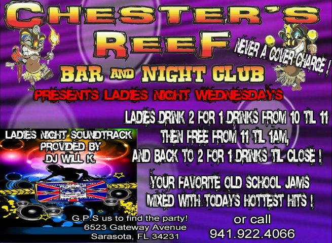 sarasota Nightlife Chester Reef